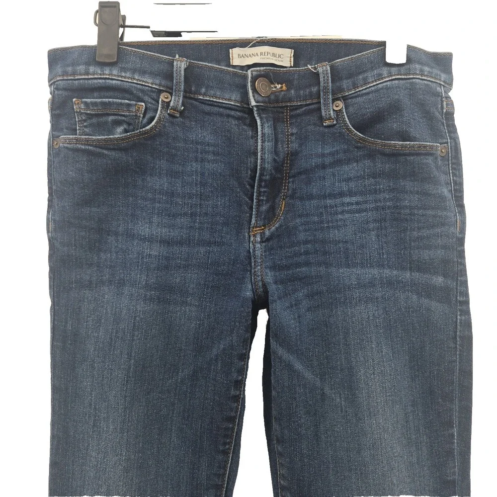 Women's Banana Republic Premium Denim Size 28 Skinny Ankle Jeans